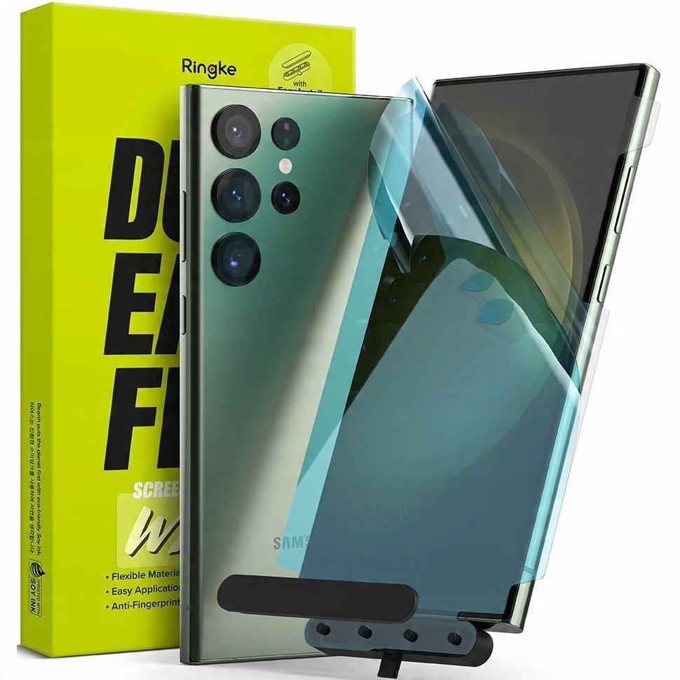 

Folia Ochronna Do Galaxy S23 Ultra, 2SZT, Ringke