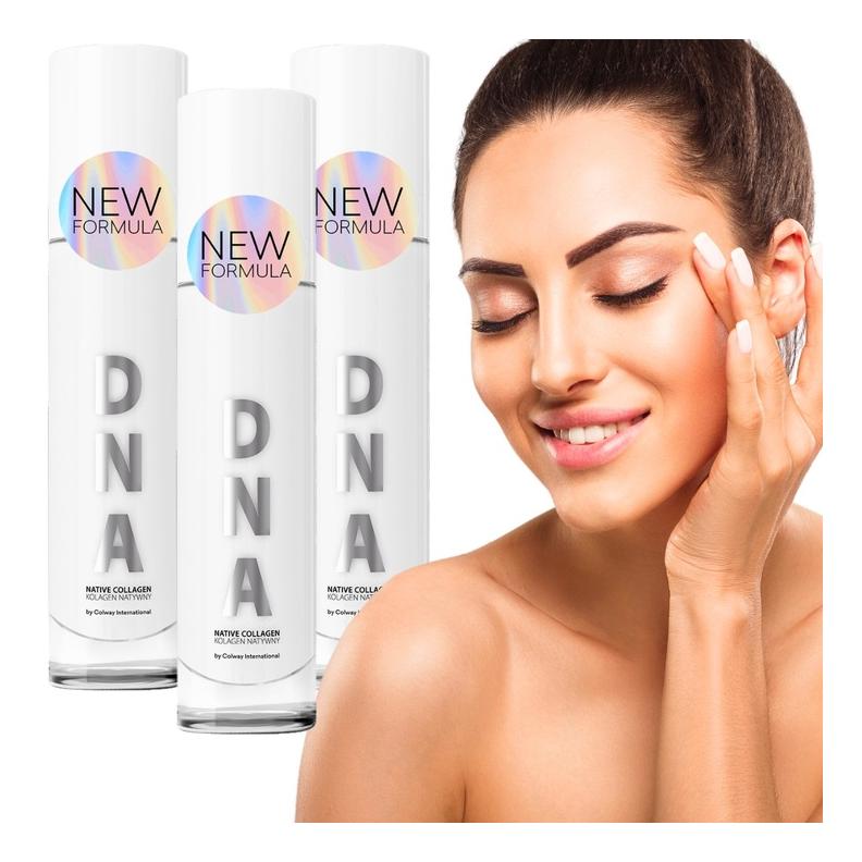 3x Nativní kolagen Dna Colway 50 ml Nová formule Silné sérum na vrásky