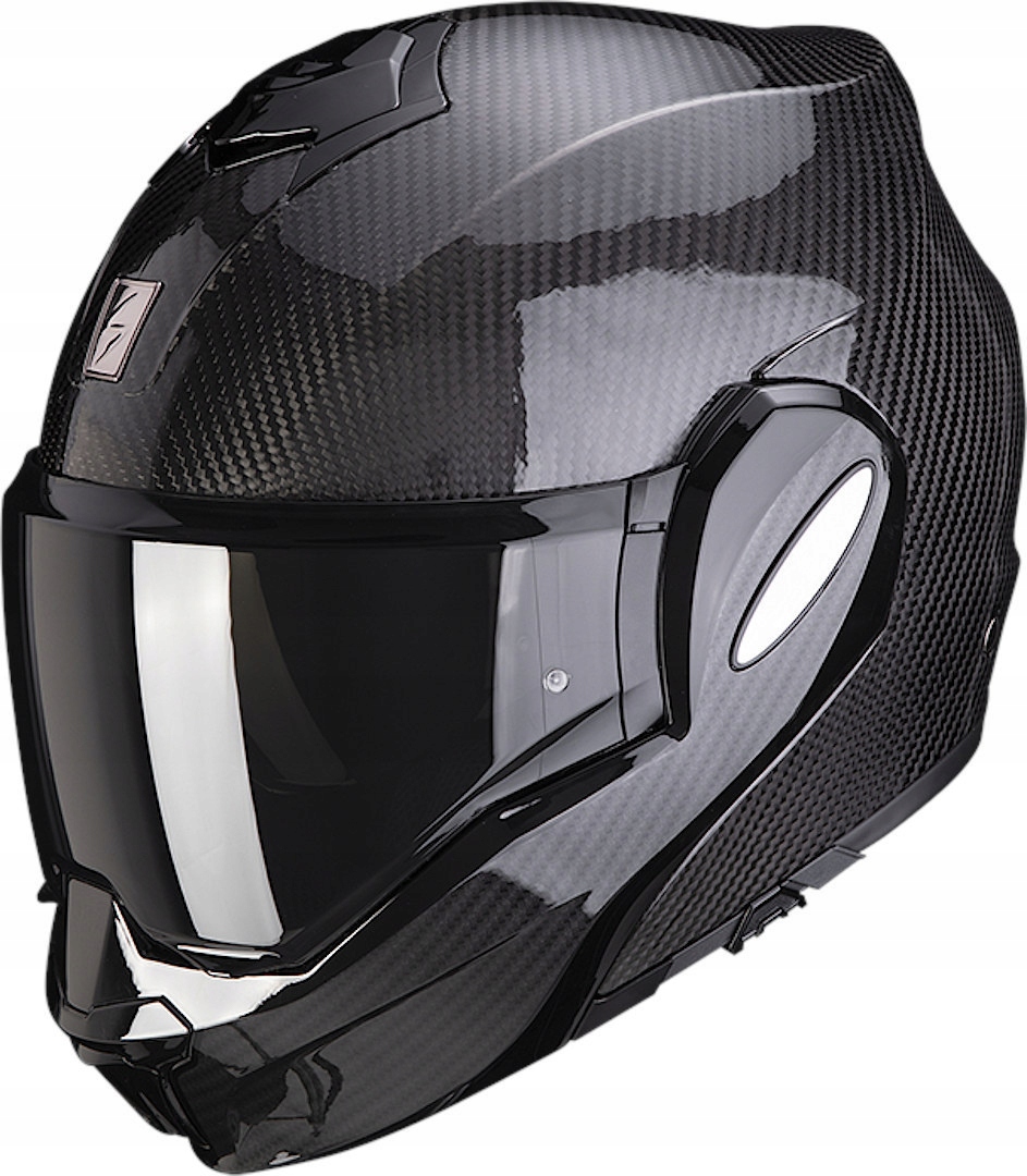 Motocyklová prilba Scorpion Exo-tech Evo Carbon Solid čierna L