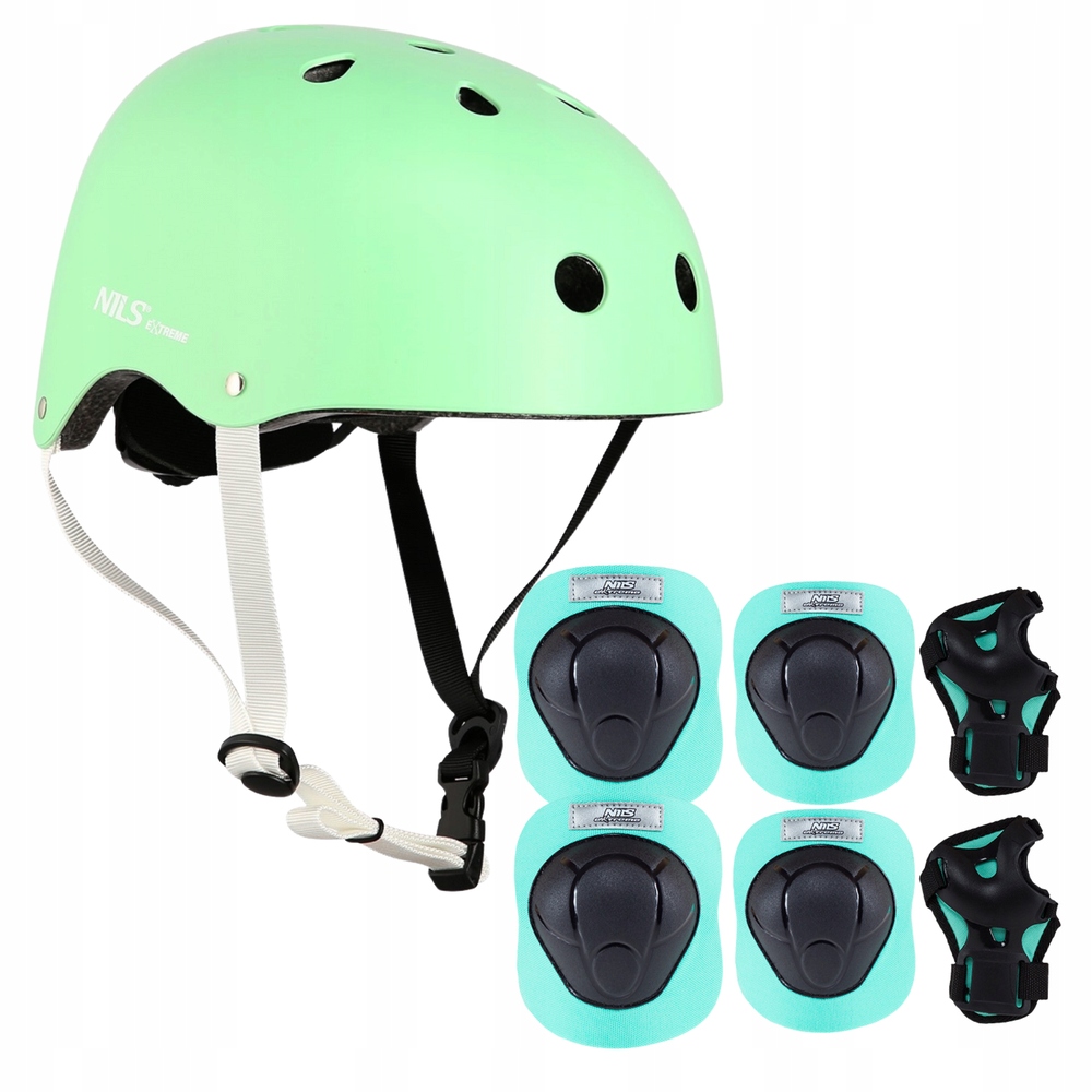 Cyklistická přilba nastavitelná chrániče Sada na kolečkové brusle Kolo Skateboard