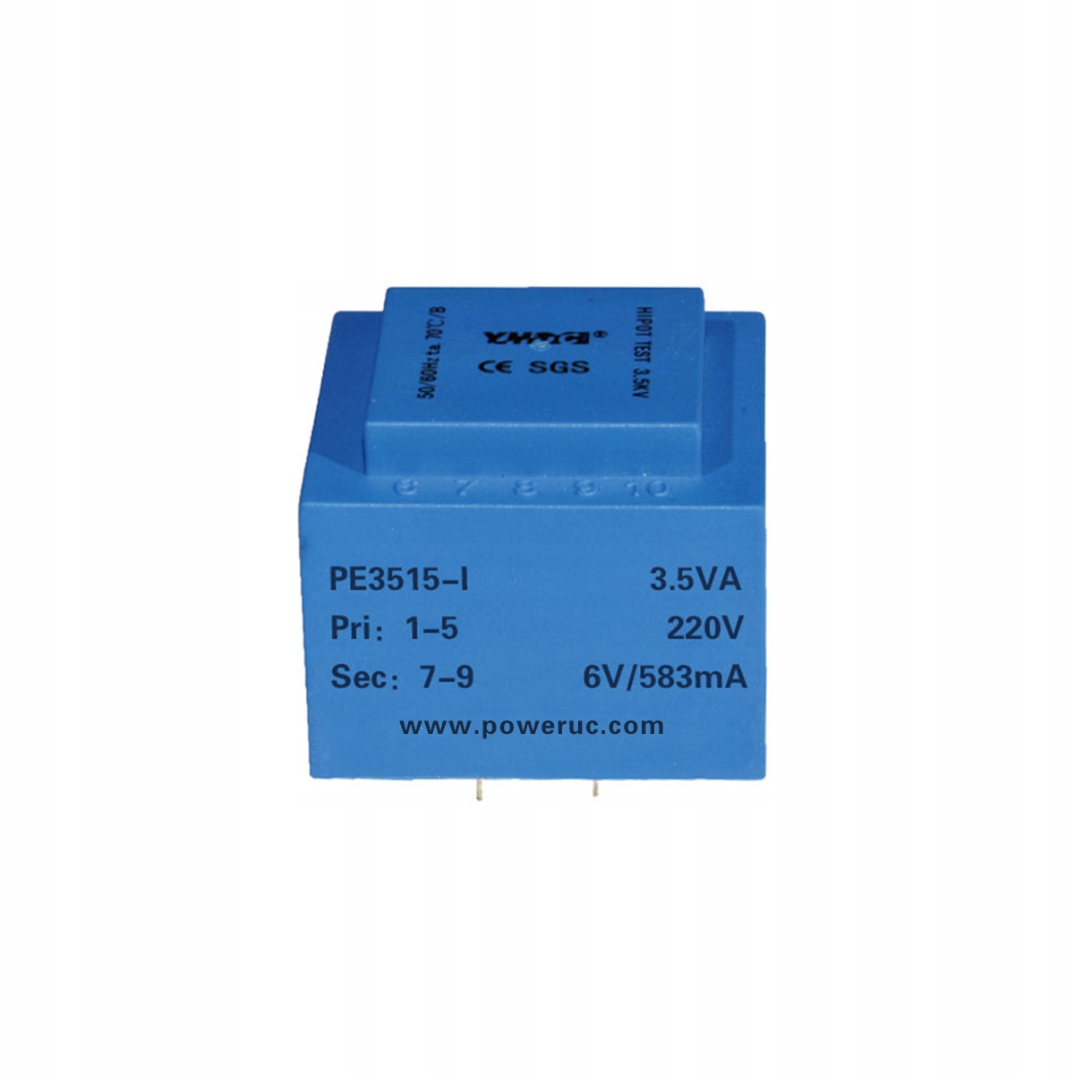 PE3515-I-3.5VA-230V/9V Transformator PCB