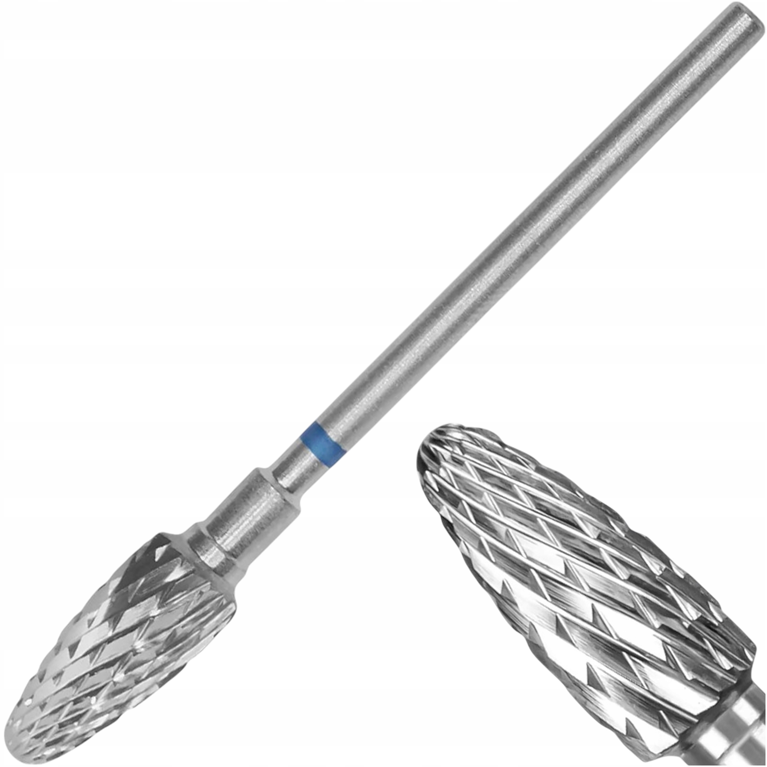 Fréza ze slinutého karbidu Kulatý kužel Modrý Staleks Expert Silný