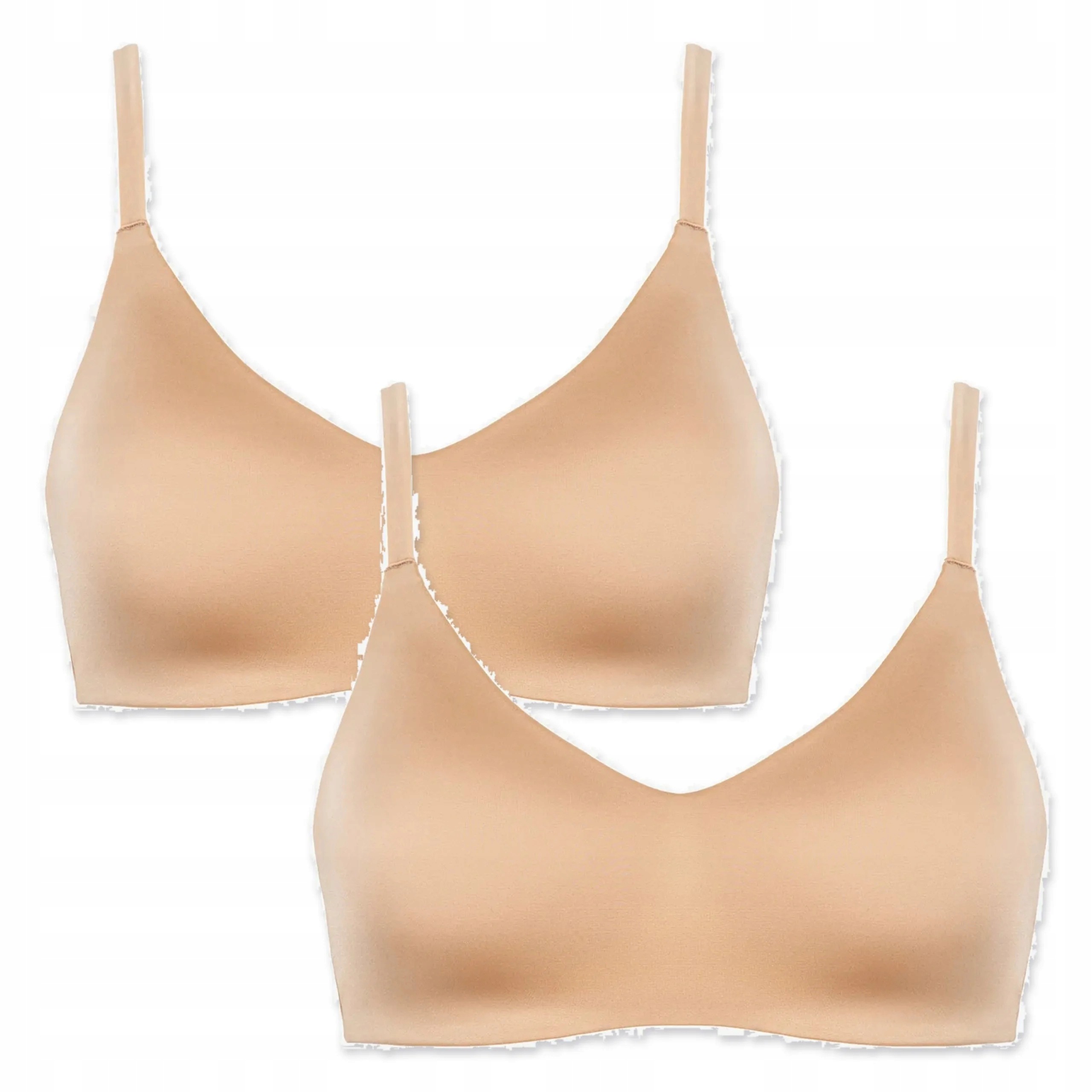 2 ks Podprsenka Lormar Active Ultrashine z mikrovlákna, hnědá, velikost XL