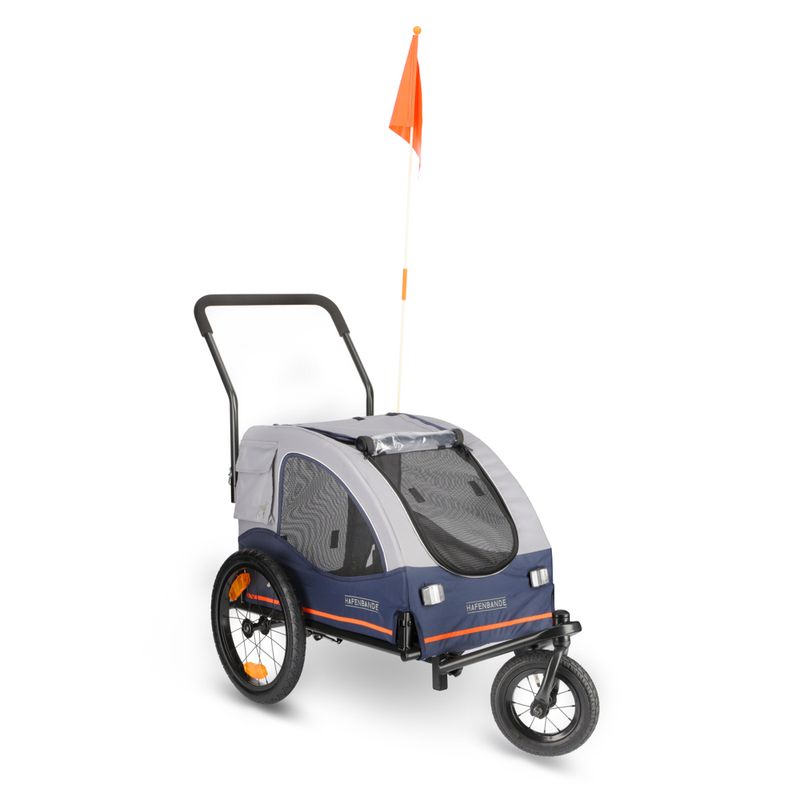Hafenbande Przyczepka Rowerowa Jogger 2w1 Cabby M 125x67x105cm do 25kg