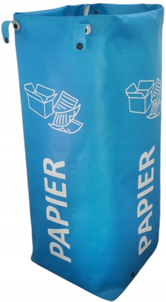 

Worek na odpady do stelaża niebieski Papier