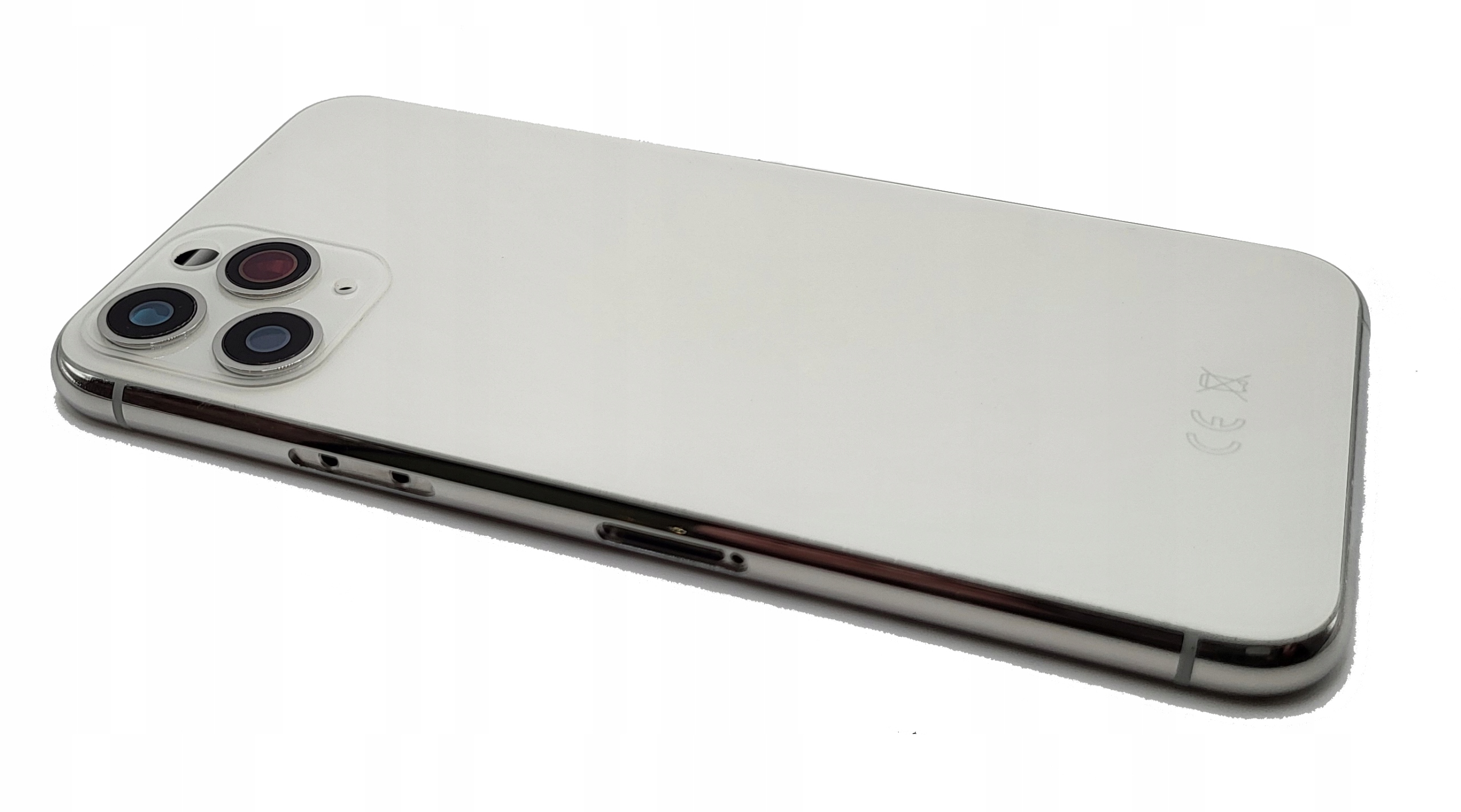 Obudowa Panel Tył Korpus Ramka Pasuje Do Iphone 11 Pro Srebrny Biały