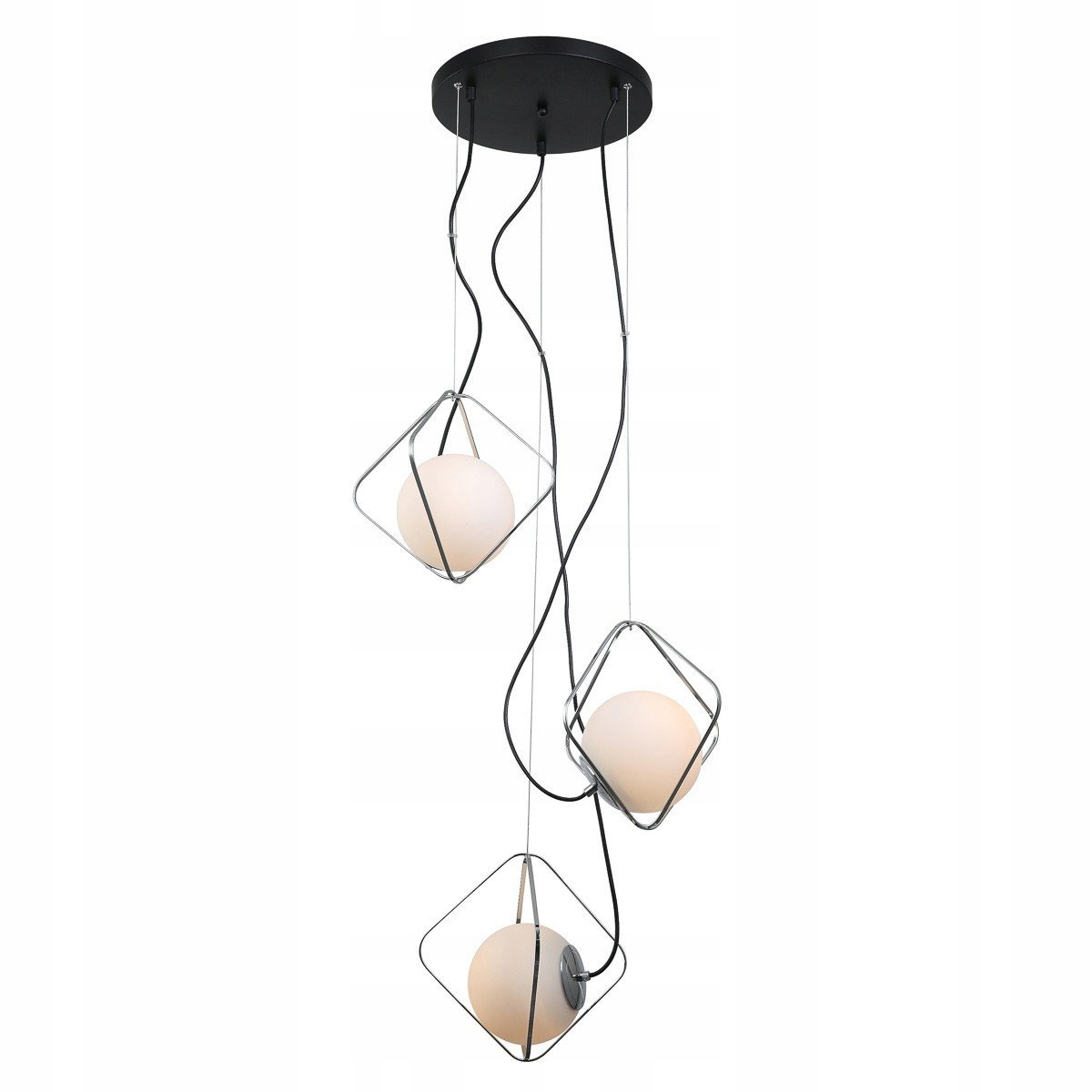 Závěsná lampa Canto PEN-5696-3-BKCR Italux Moderní stropní svítidlo