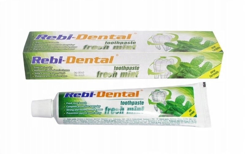 

Rebi-Dental Fresh Mint pasta przeciw próchnicy 90g