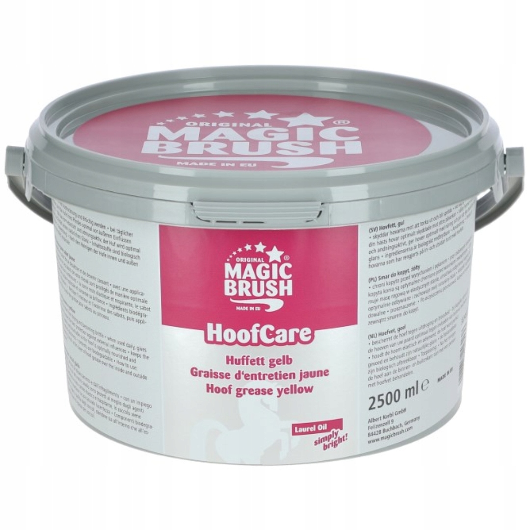 Smar do kopyt dla koni HoofCare żółty MagicBrush 2500ml