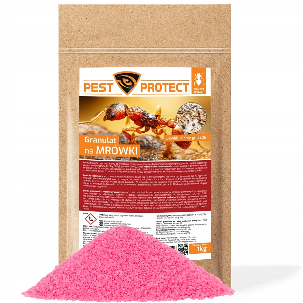 

Silny Proszek Preparat Środek Trutka na Mrówki 1KG