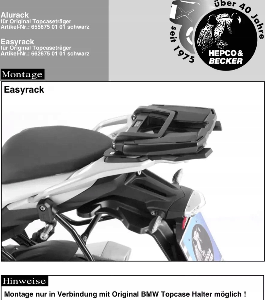 Bmw S 1000 Xr (2015-2019) Easyrack rám