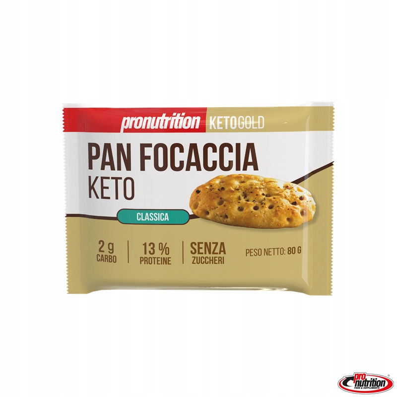 Keto chleb Focaccia 80g - Pronutrition