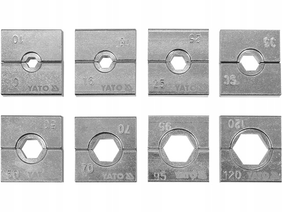 Matryce Wymienne 8 El. Do Praski Yato YT-22860