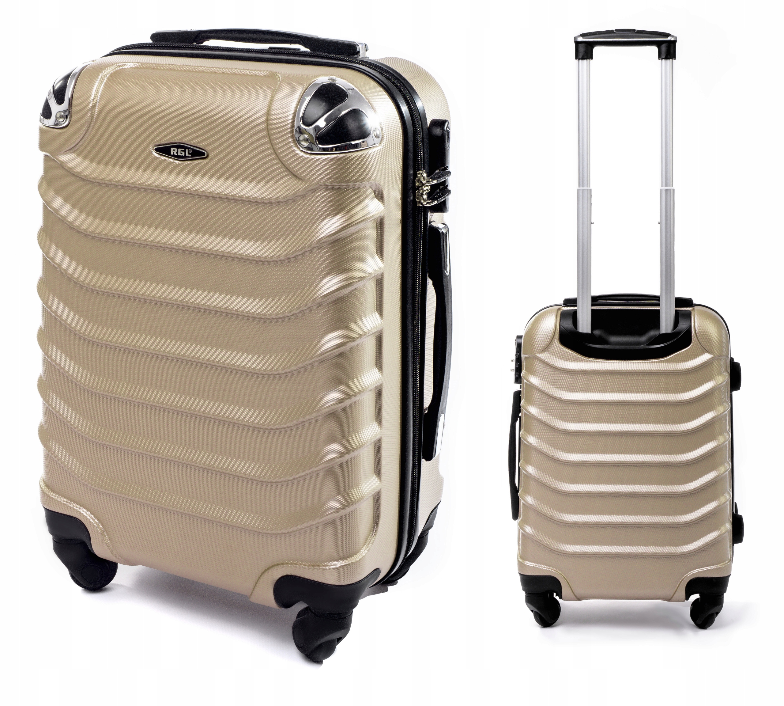 MAŁA KABINOWA WALIZKA L NA KÓŁKACH PODRÓŻNA TORBA ABS RGL Model 730 L RGL