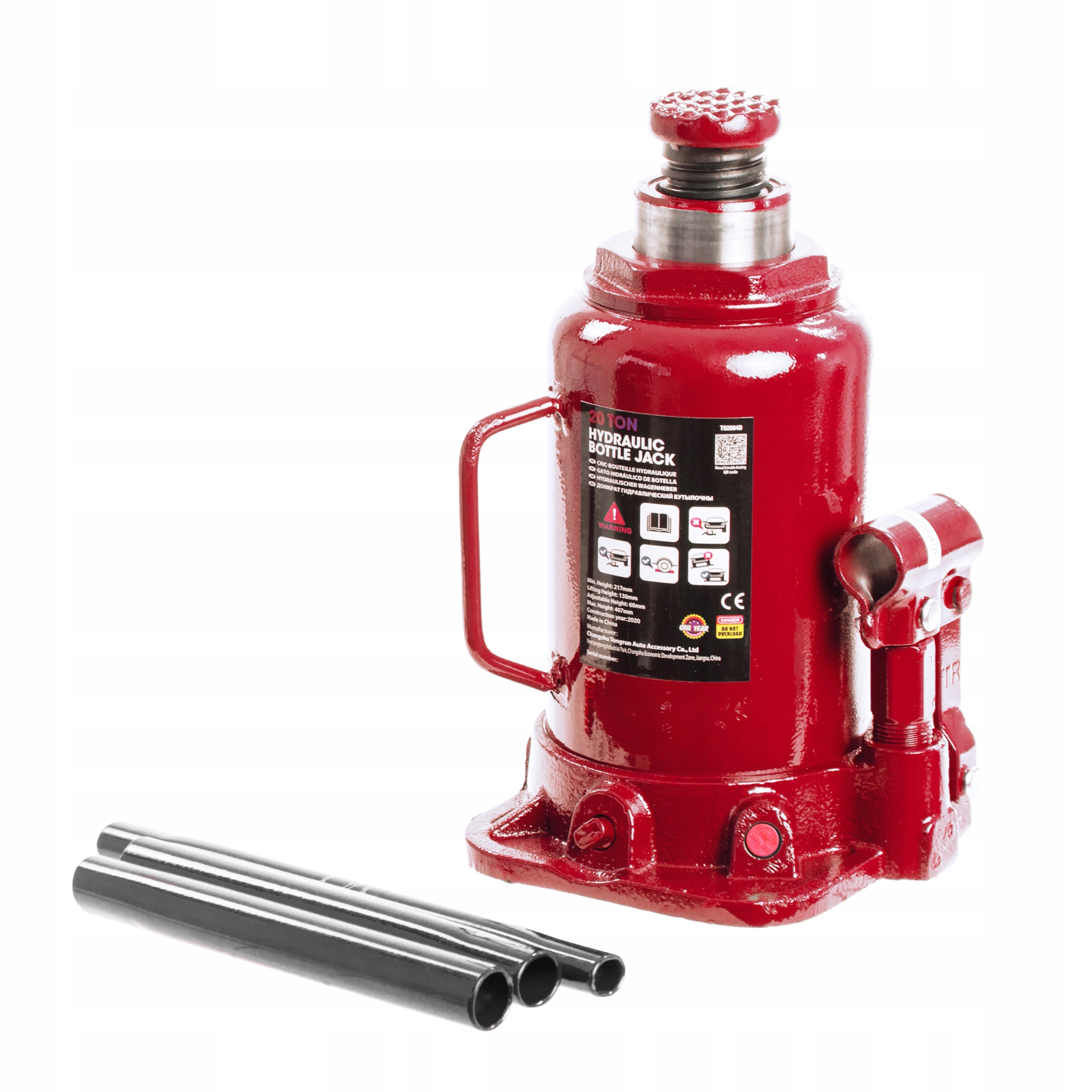 PODNOŚNIK HYDRAULICZNY SŁUPKOWY Z ZAWOREM LEWAREK MAGNUM 20 TON Marka Magnum