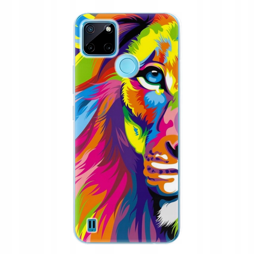Silikonowe etui iSaprio Rainbow Lion do Realme C21Y C25Y
