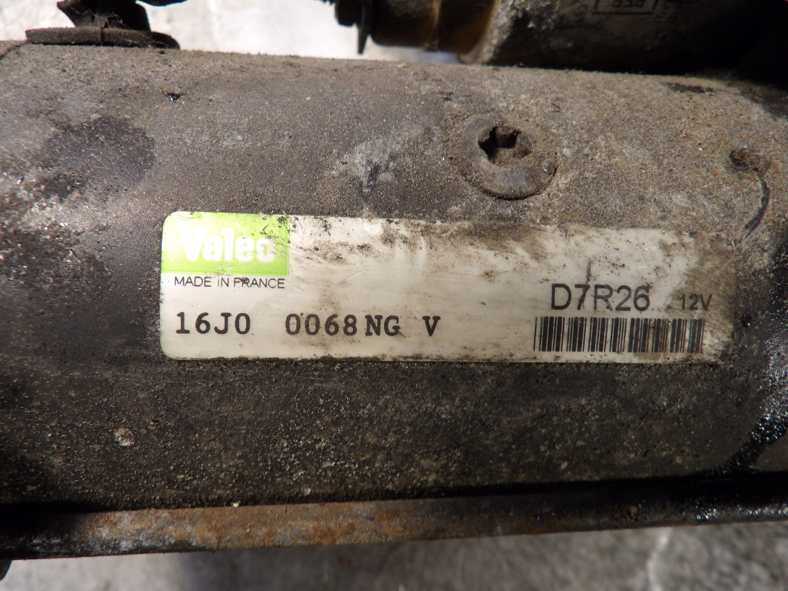 Peugeot 206 starter D7R26
