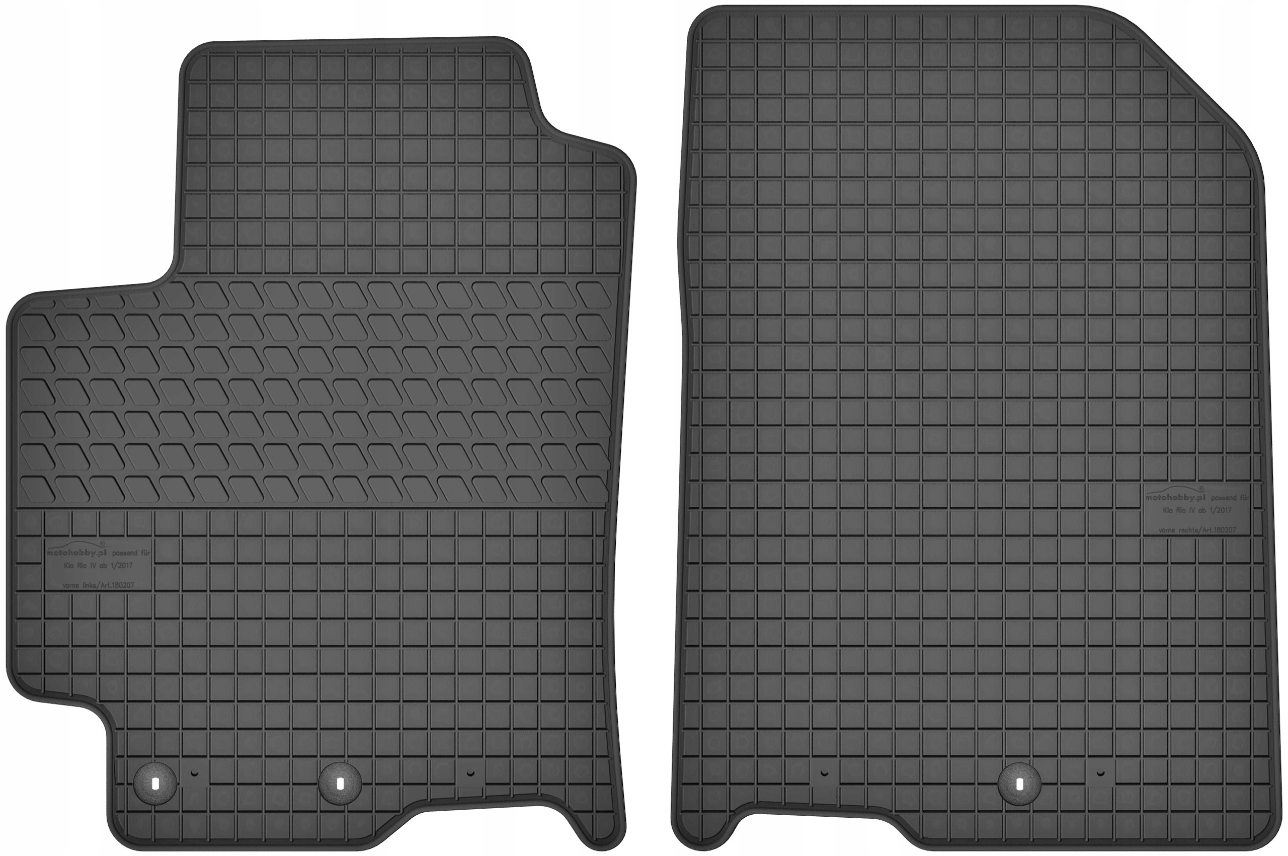 

Kia Stonic 2017- Dywaniki gumowe