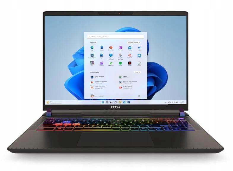 Msi Vector 16 Hx Ai A2XWIG-093PL Ultra 9 275HX 16" 64GB 1TB W11 Rtx 5080