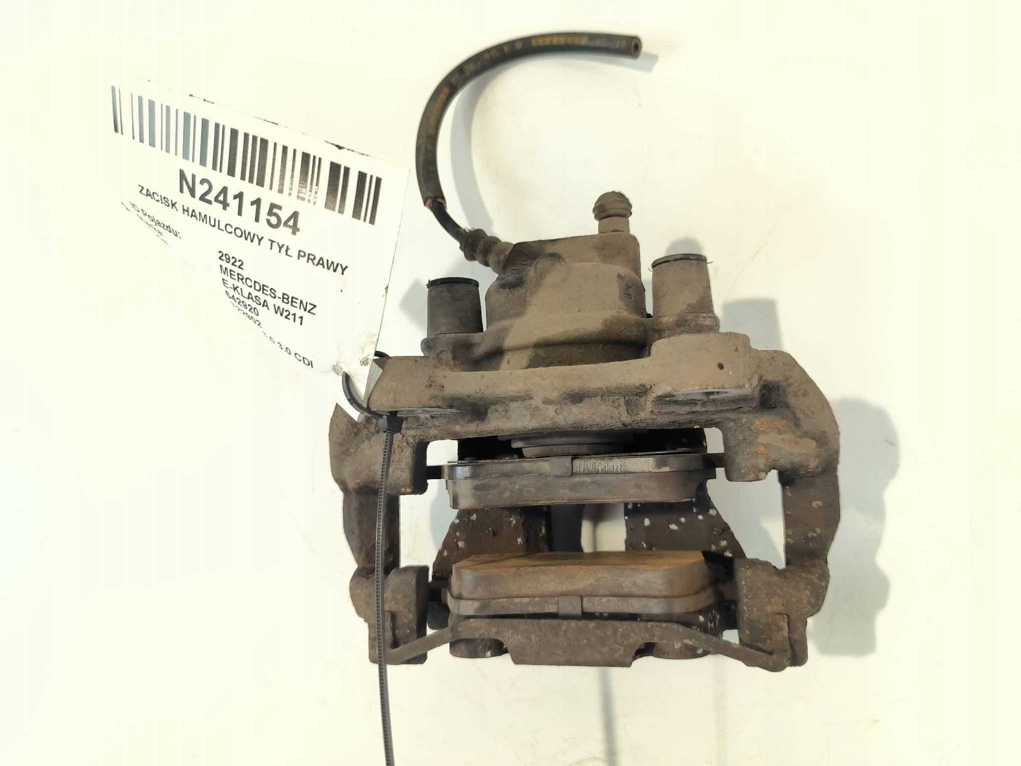Bremssattel Bremse Sattel Brems- heck rechts MERCDES-BENZ E-KLASA W211
