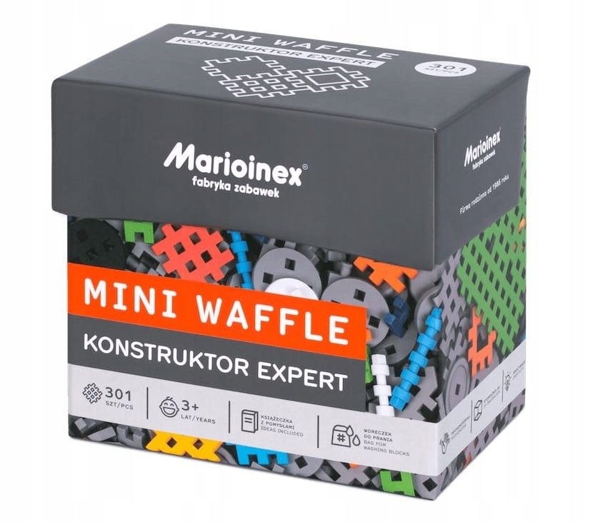 

Klocki Waffle Mini Expert Konstruktor 301 Szt.