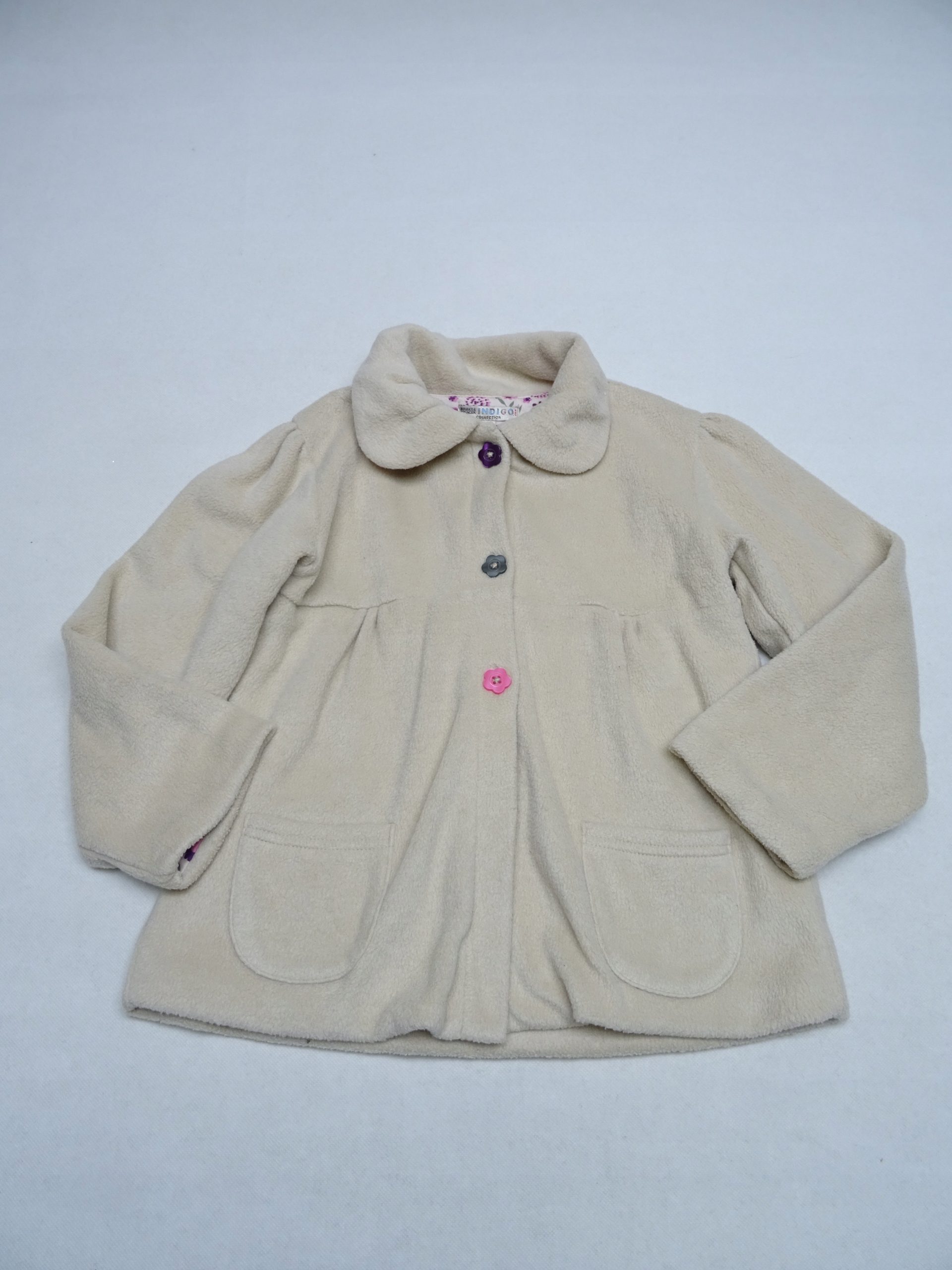 PŁASZCZ MARKS&SPENCER 122 6/7 LAT POLAROWY Płeć dziewczynki