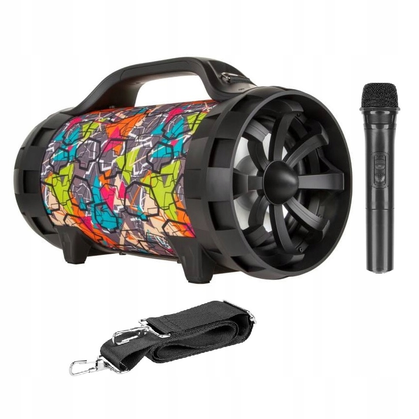 

Duży przenośny głośnik Bluetooth Usb Sd Karaoke