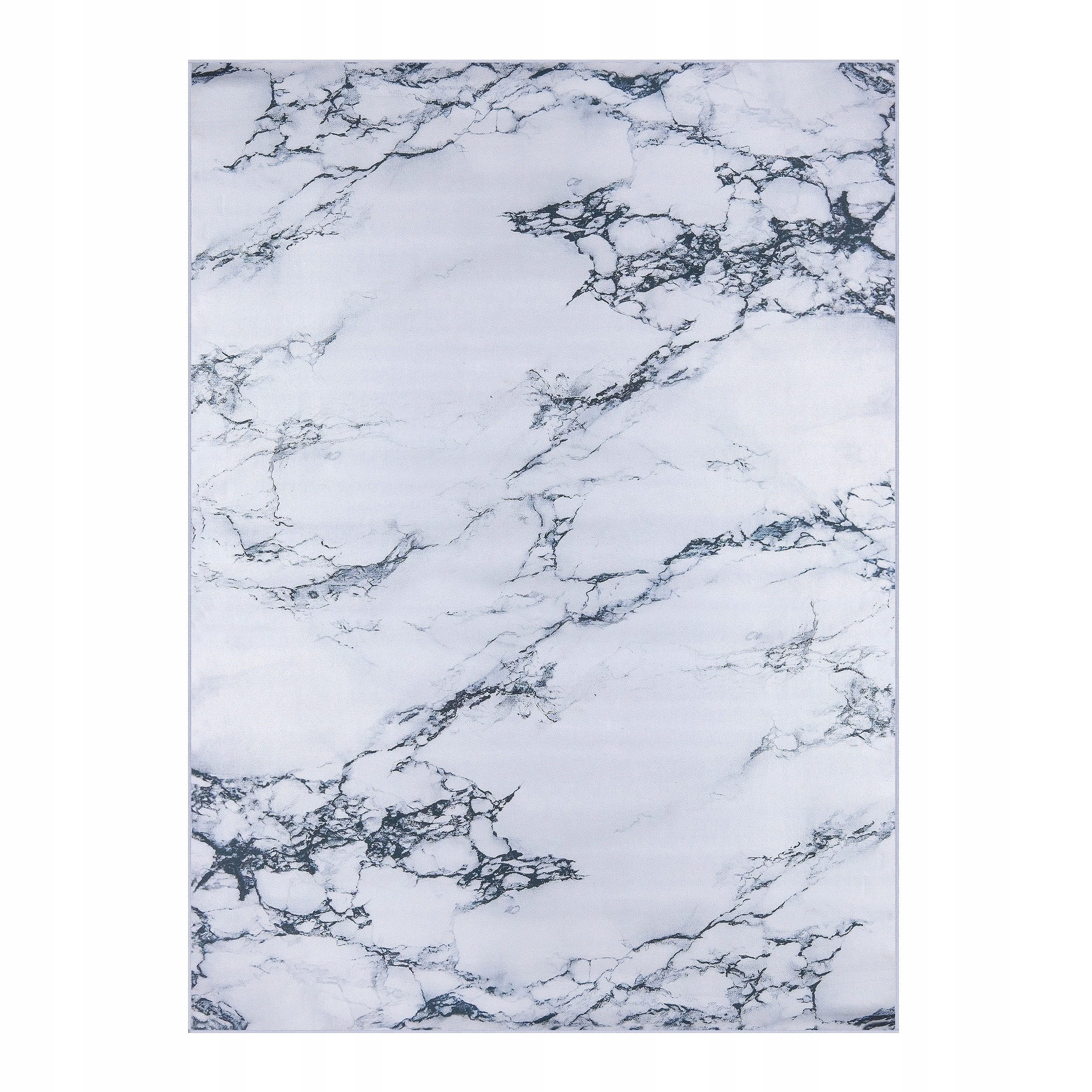 Koberec 160x220 CM Do Obývacího Pokoje Ložnice Bílý Mramor Moderní Glamour Módní