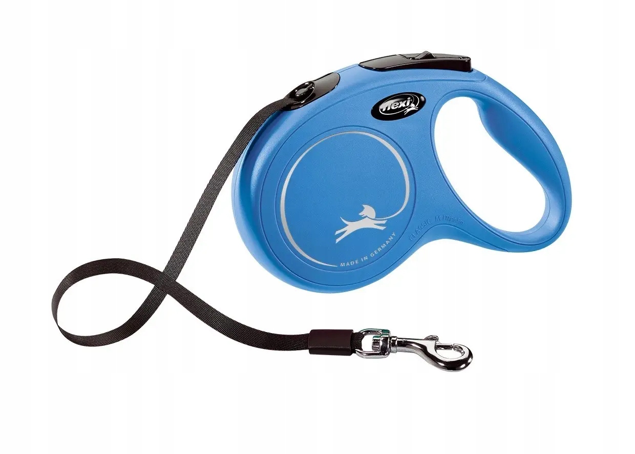 Levně Flexi Vodítko automatické M New Classic 5m páska modrá