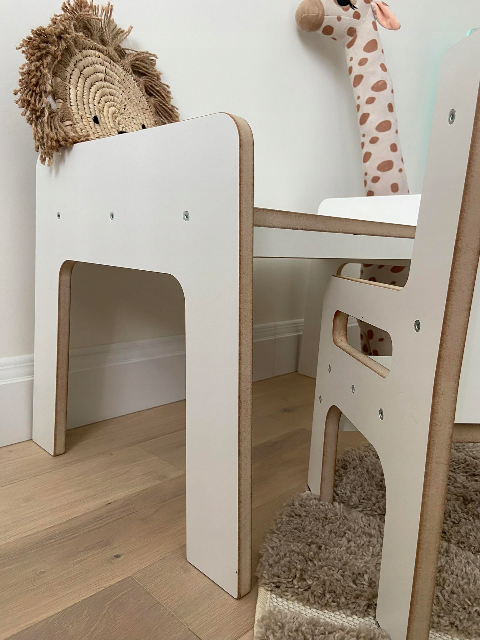 STOLIK Z KRZESEŁKIEM DLA DZIECKA MDF SUPER JAKOŚĆ Marka bez marki