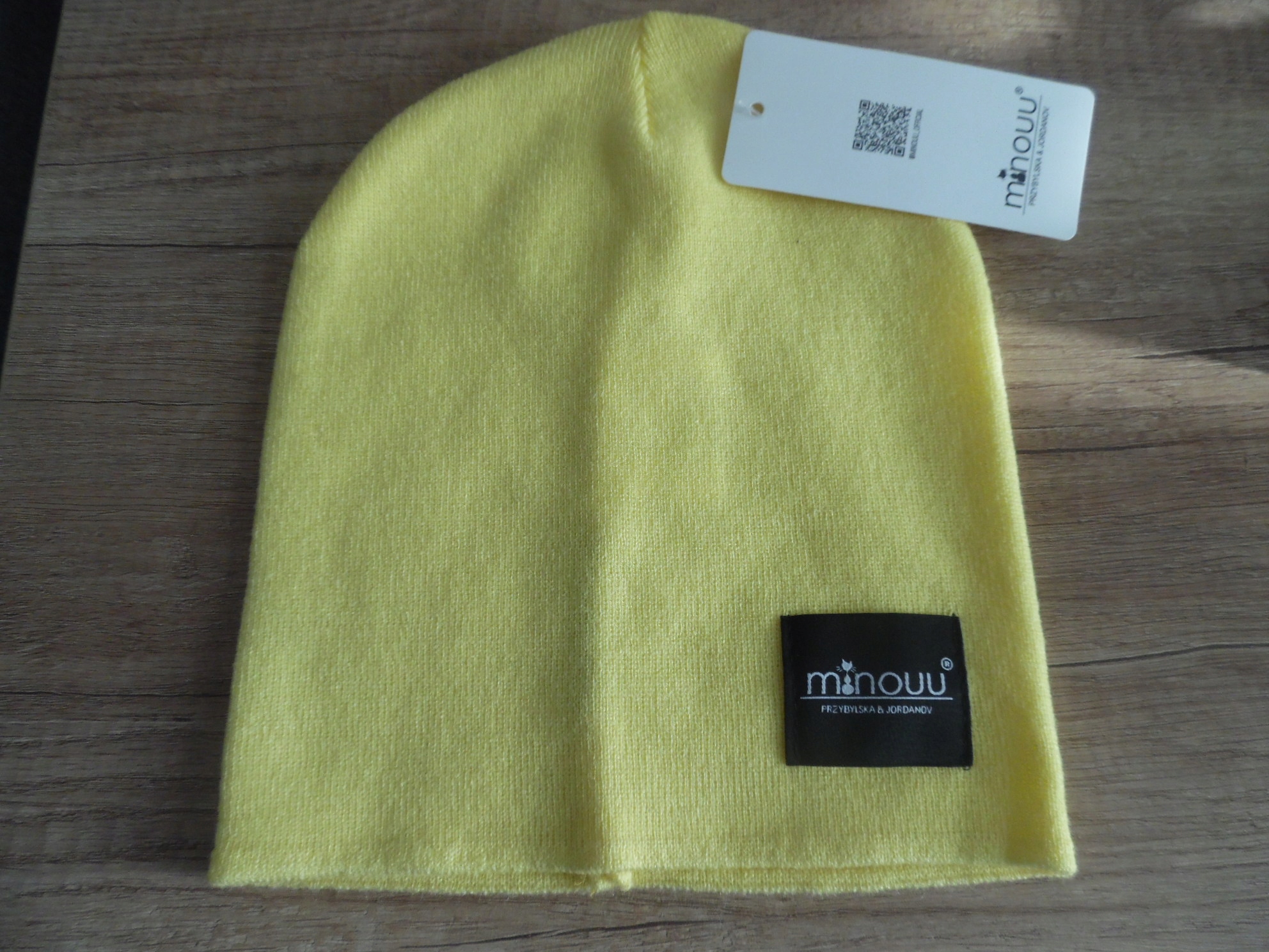 MINOUU KLASYCZNA JEDNOWARSTWOWA CZAPKA ŻÓŁTA