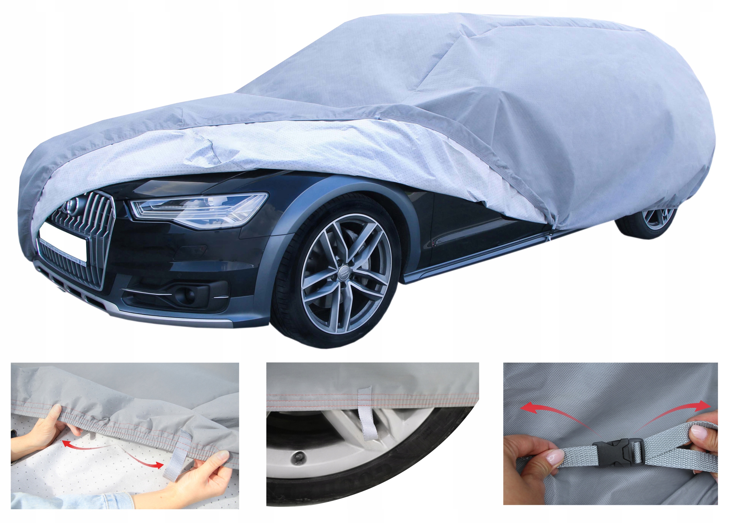 

Pokrowiec na samochód auto L2 kombi exclusive +pas