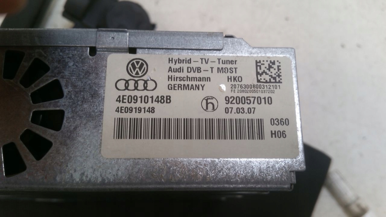 Tuner radio radia Audi A8 D3 4,0 TDI