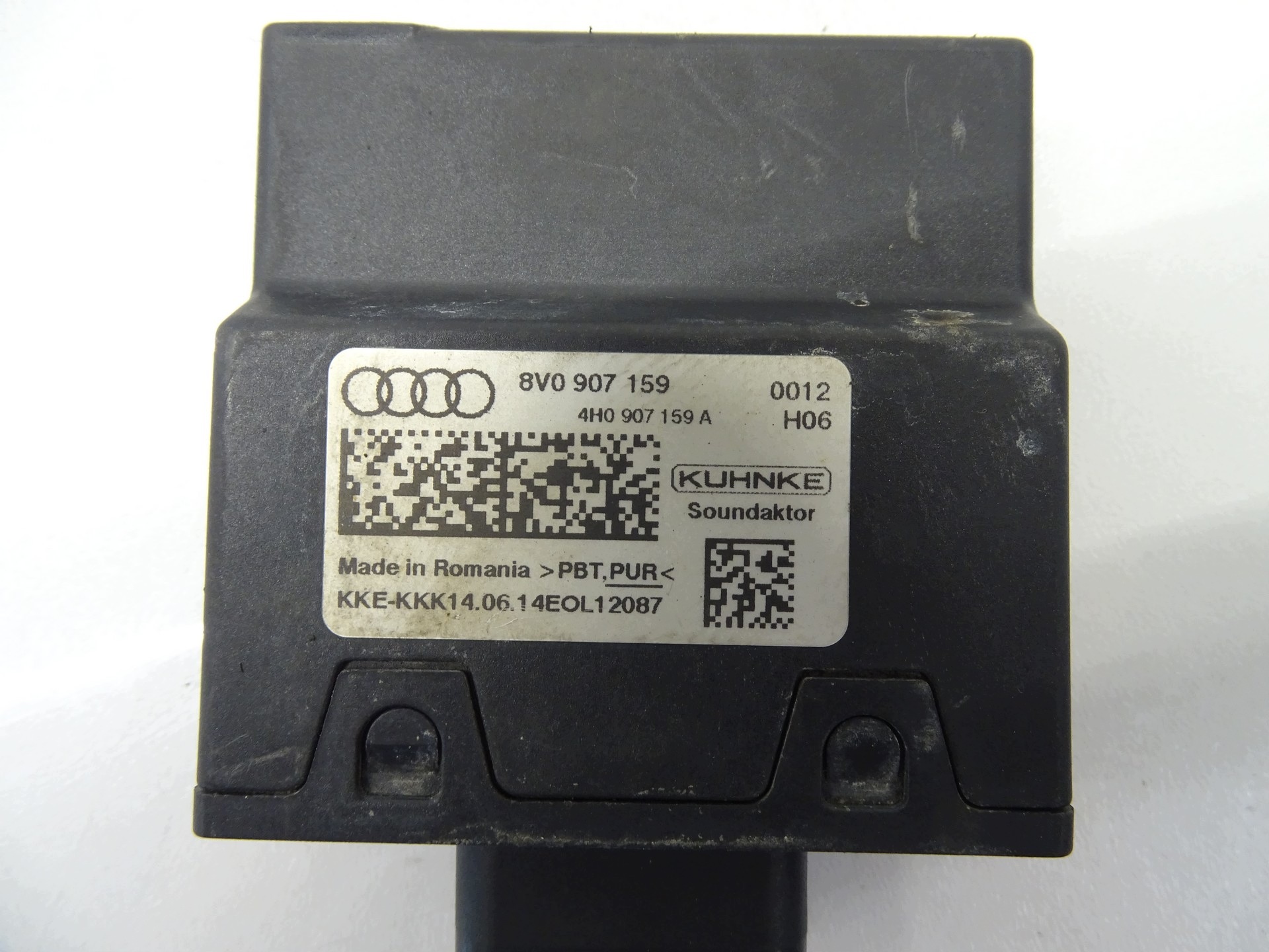 module control unit DZWIEKU AUDI S3 8V 4H0907159A 8V0907159