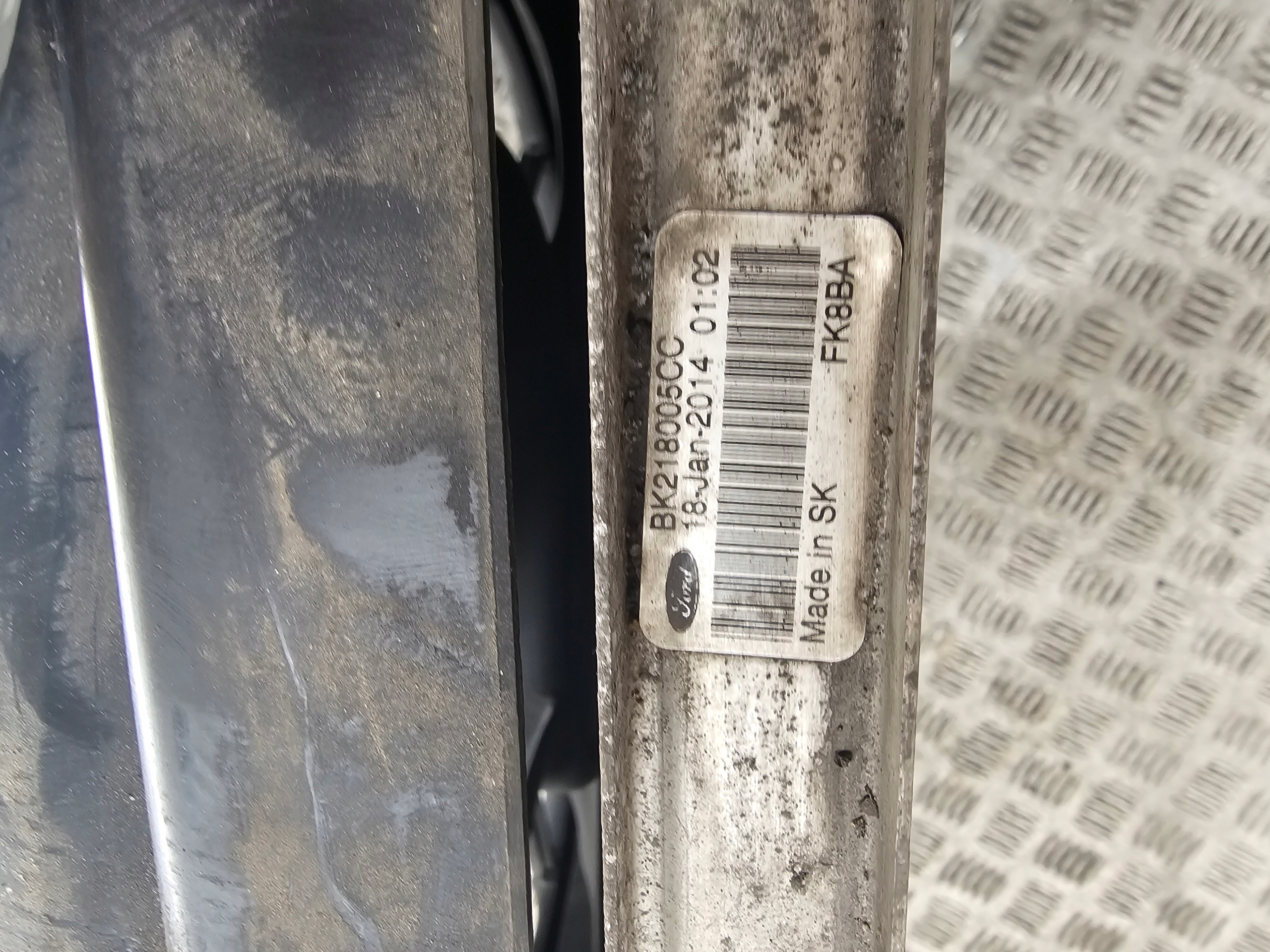 FORD TRANSIT CUSTOM 2.2 TDCI WENTYLATR radiator BK21-8C607-B