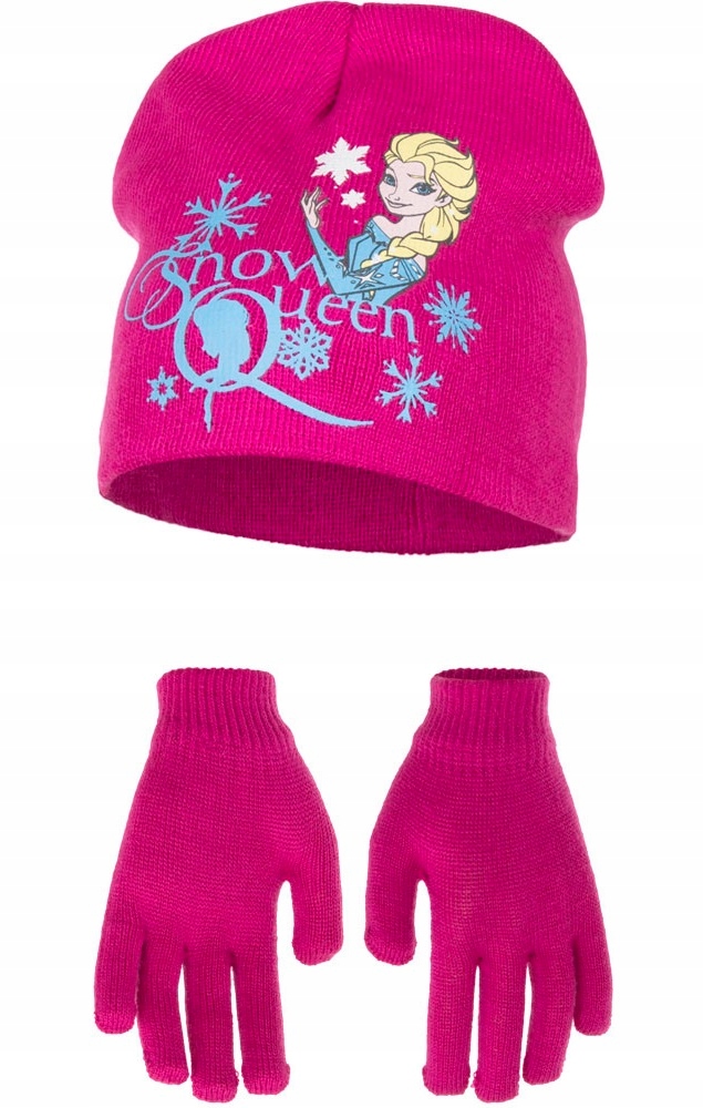 

Czapka + Rękawiczki Kraina Lodu Frozen Elsa r.52