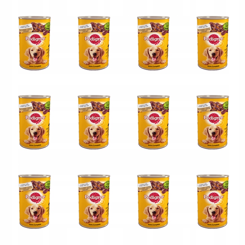 Pedigree Plechovka Želé s kuřecím masem a mrkví 1200 g X12