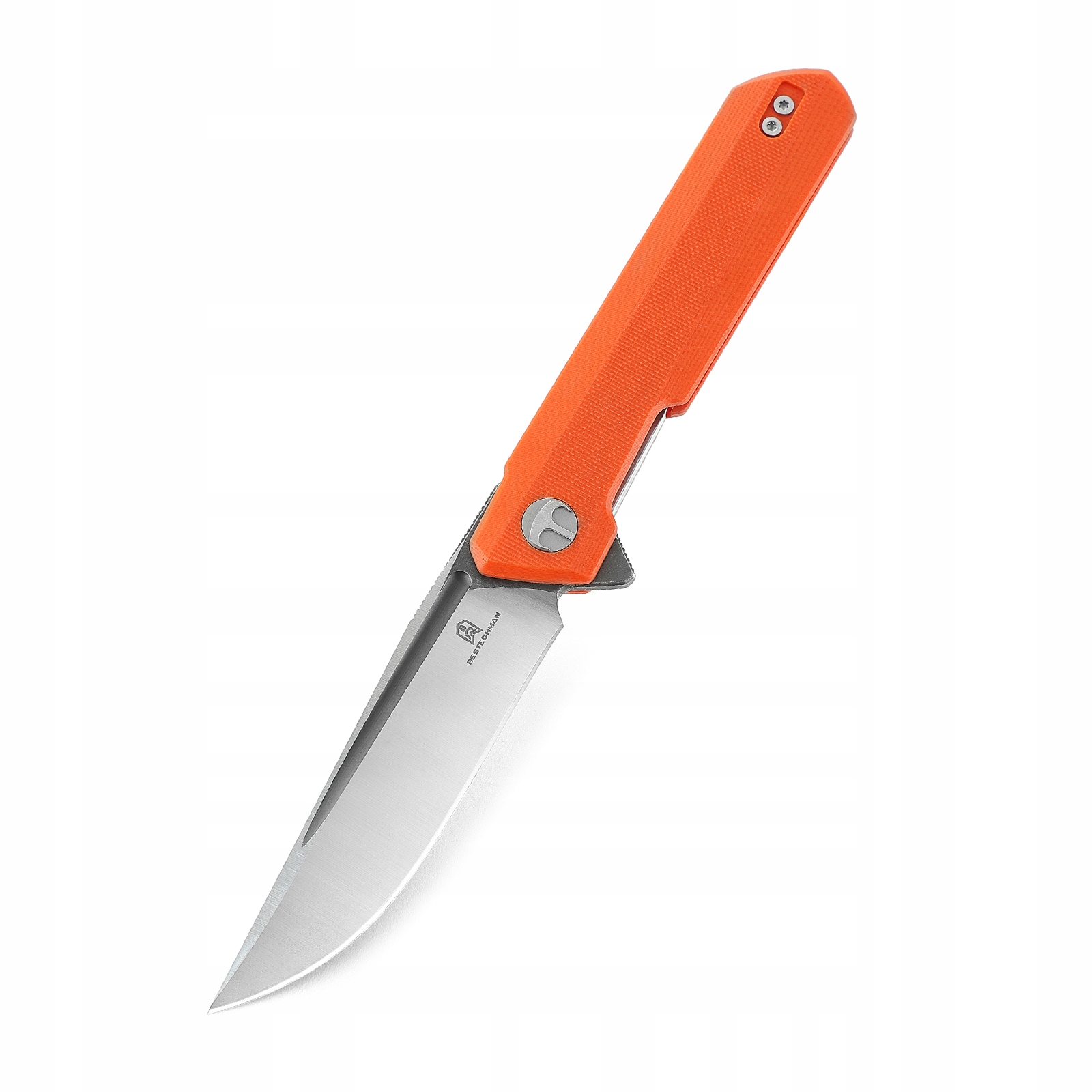 Nůž Bestechman Dundee Liner Lock Grey Titanized D2 Orange G10