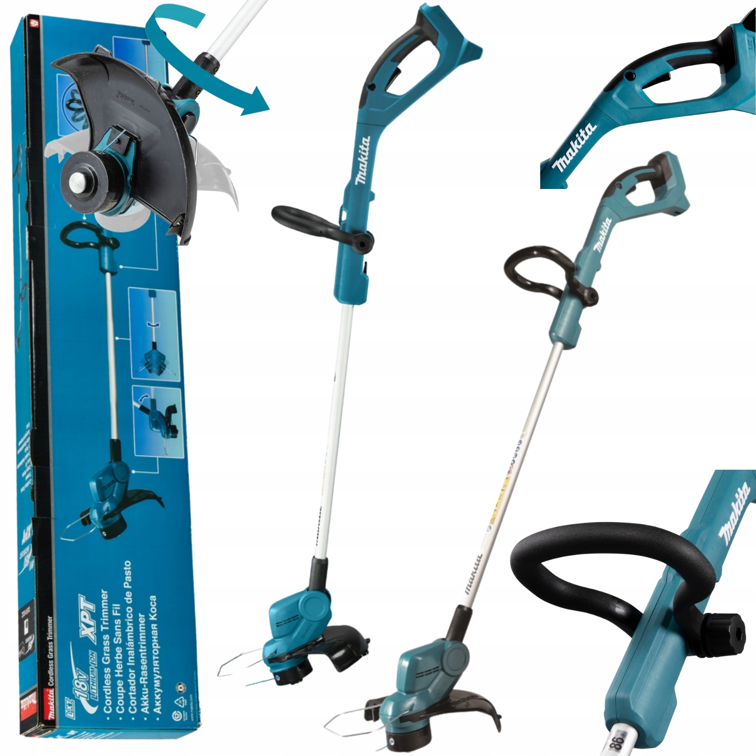 Podkaszarka Akumulatorowa Makita DUR193Z 144 CM Kosa 18V Oryginał, Body!