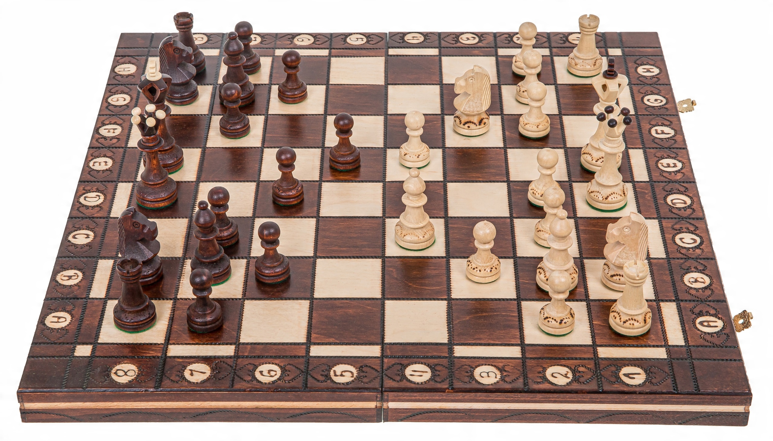 

Szachy Drewniane 41cm Idealne