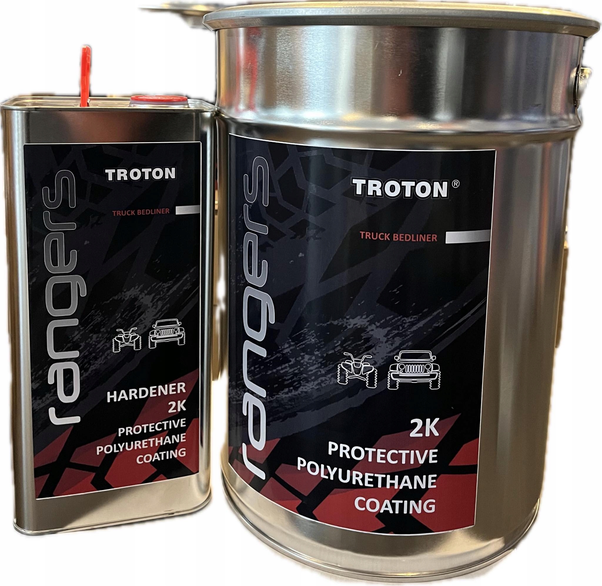 TROTON RANGERS + UTWARDZACZ 2K POWŁOKA OCHRONNA CZARNY 20 KILOGRAMÓW