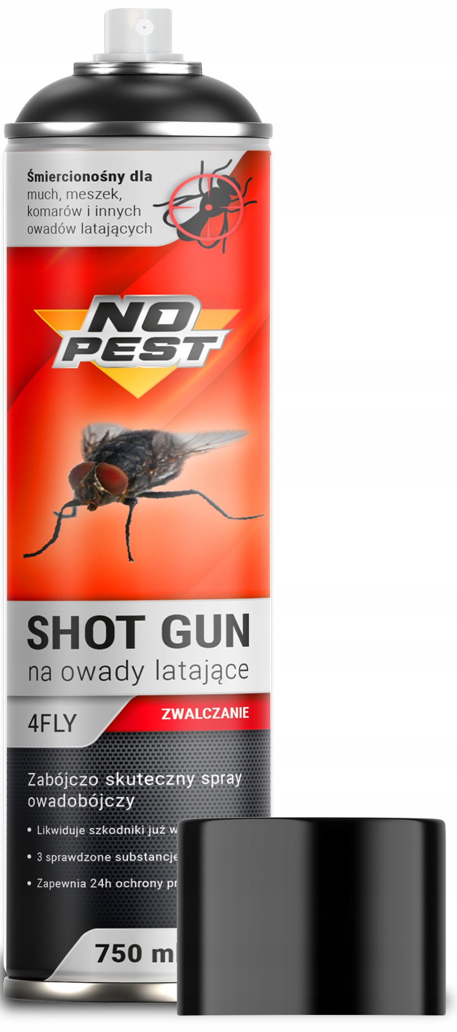 Spray Aerozol Przeciw Komarom Muchom Owadom 750ml
