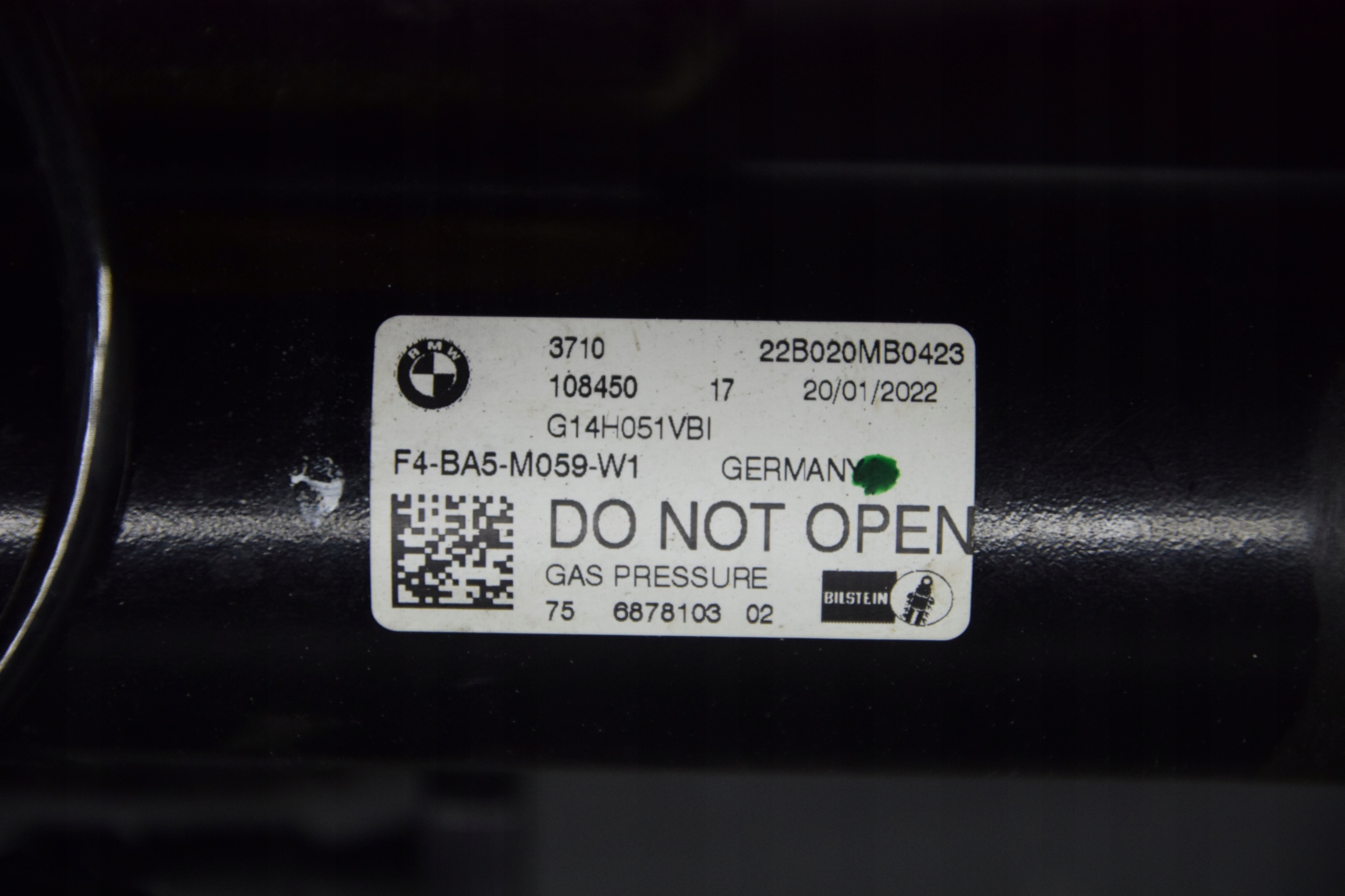 shock absorber left rear part BMW 8 G14 G15 VDC 6878103 only 320km
