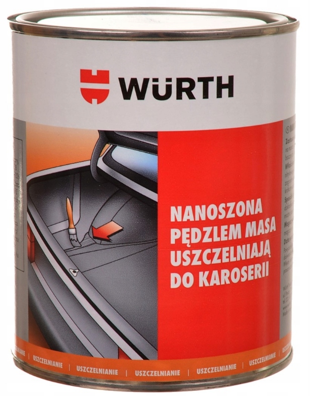 Masa Uszczelniająca Do Karoserii Na Pędzel 1,2Kg Wurth
