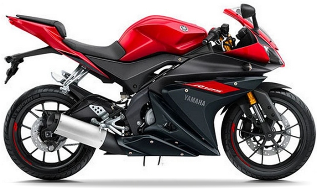 Samolepky Na Motocykl Juula Pro Yamaha Yzf 125 R 2016 Červené 2 VYRM2