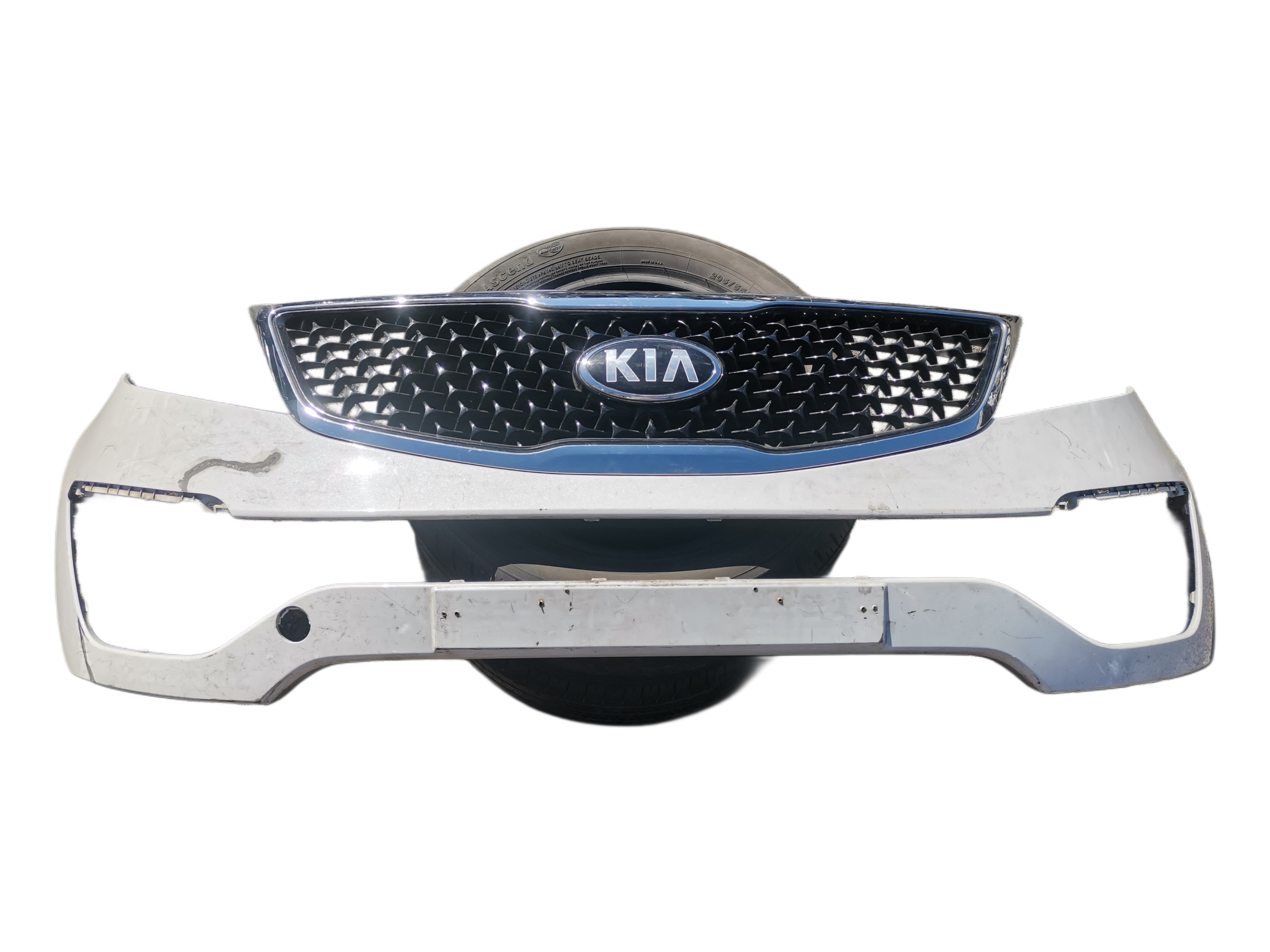 KIA SPORTAGE III 10-15 zderzak przedni 86511-3U000 z grillem 86352-3U500