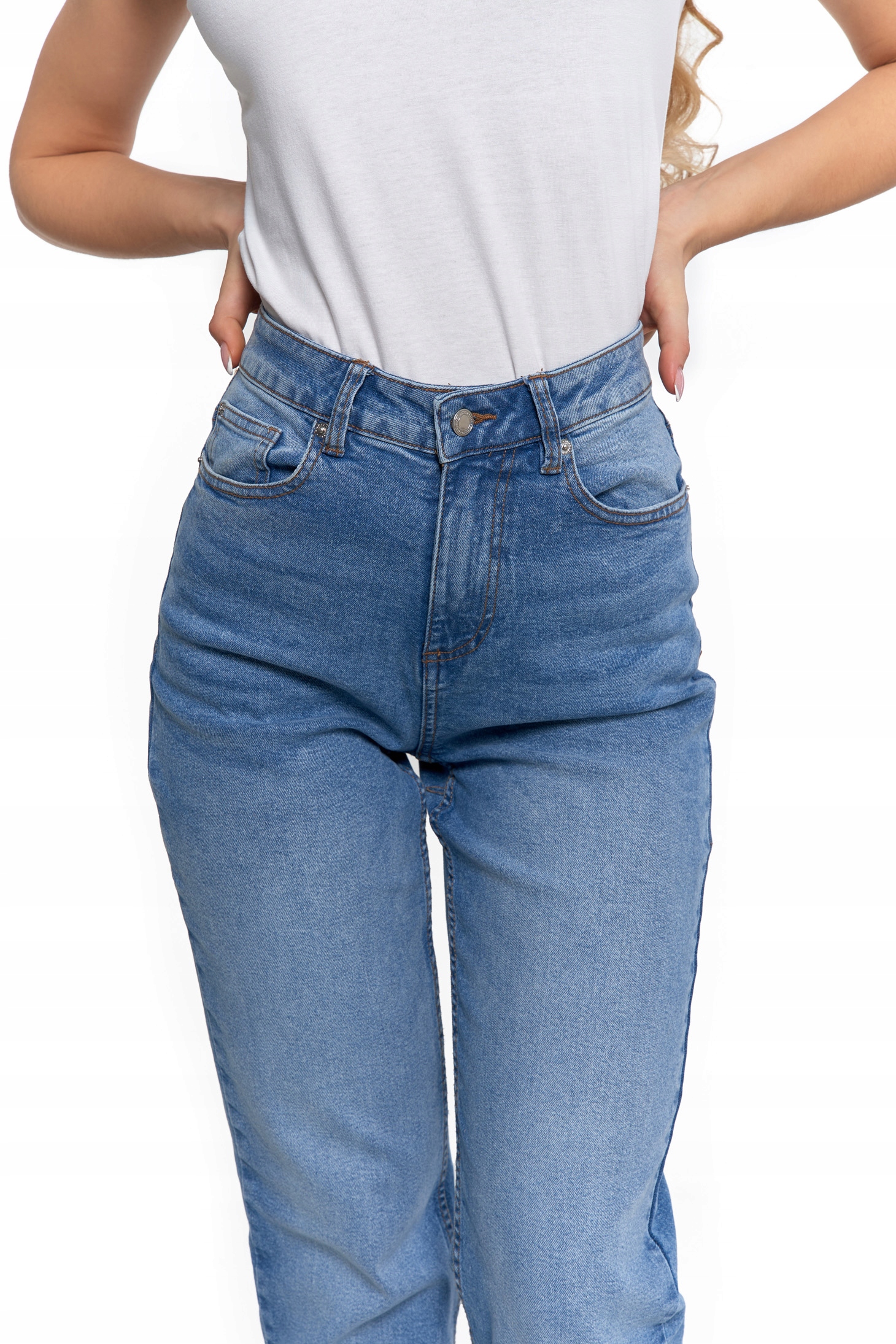 SPODNIE JEANSOWE DAMSKIE JEANSY Z PROSTYMI NOGAWKAMI MORAJ PLUS SIZE XXL Cechy dodatkowe brak