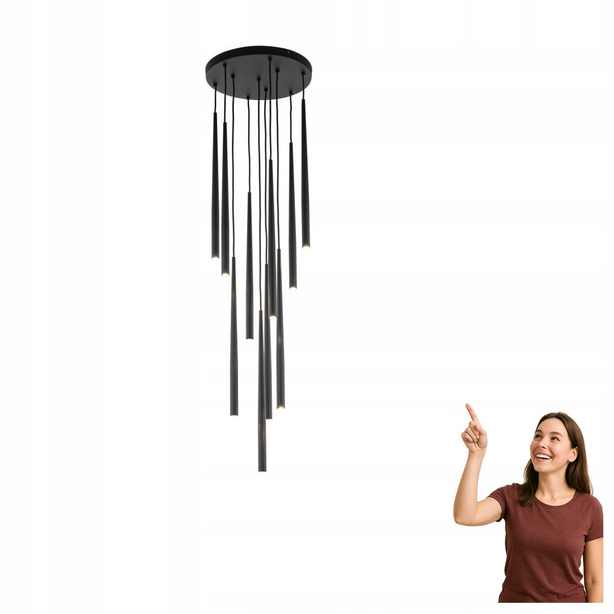 Závesná lampa Piano Black 10114 Tk Lighting