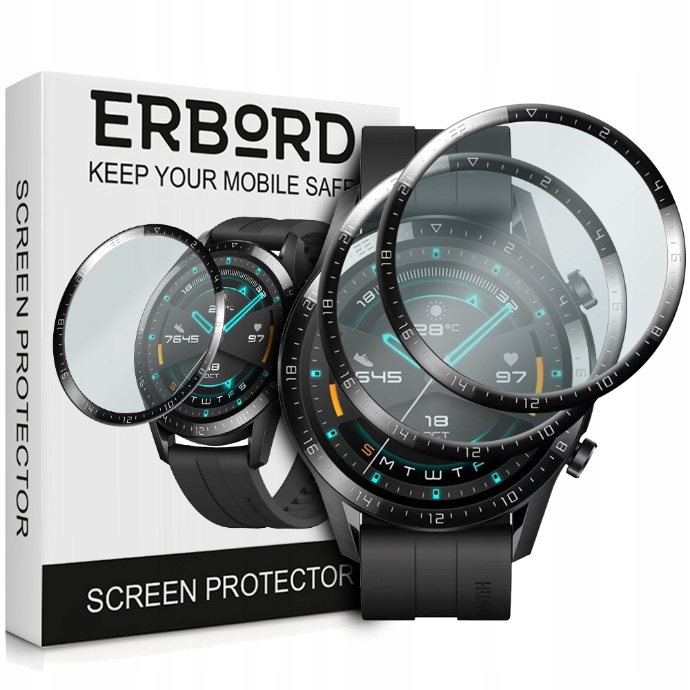 

2x Szkło Hybrydowe Do Huawei Watch Gt 2 46MM