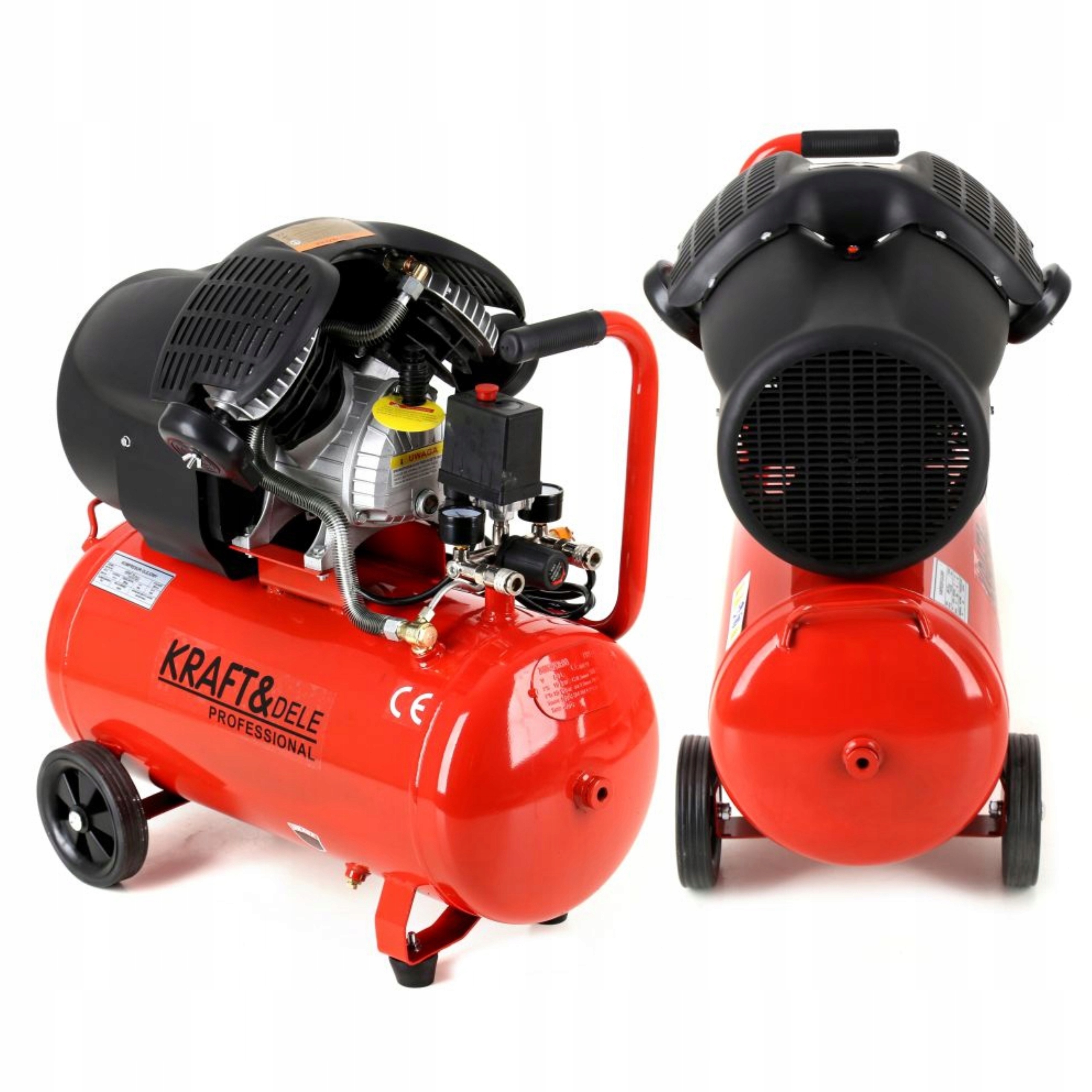 Olejový Kompresor Vzduchový Kompresor 50 L 2 Písty 230 V 4,1 Kw 2 Pístový KD1484